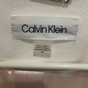 White Calvin Klein blazer